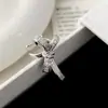 Exquisita, de Moda, Sencilla, Versátil Colección de Brazaletes para Oreja de Plata con Microincrustaciones de Circonita, Diseño de Nicho, Lujo Ligero, Pendientes de Gama Alta