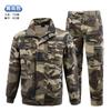 Fabricantes de ropa de camuflaje de algodón puro al por mayor conjunto de ropa de trabajo elástica transpirable protección laboral para soldadura anti-Marte