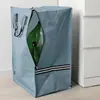 Mochila con Cremallera Bolsa Tejida Gran Capacidad PP Recubrimiento Impermeable Almacenamiento de Viaje Bolsa para Mudanza Mochila Plegable