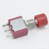 Interruptor de Botão Leniu Technology PS-102 com HAt Tipo Botão de Reset de Três Pinos 250V3A Interruptor de Botão