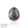 Ovo Pequeno em Forma de Ovo de Cristal Natural Transfronteiriço Páscoa Ágata Pássaro Esculpido Ovo de Pássaro Forma de Pedra Bruta Ornamento de Mão Ovo de Jade