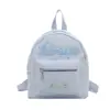 Mochila de Ombro Duplo Casual Tendência Brilhante Céu Estrelado Completo Feminina Estilo Ins Nicho Leve para Viagem Trabalho Menina Mini Mochila