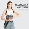 Cross-border lulu correndo saco de cintura especial impermeável transparente tpu masculino e feminino ao ar livre esportes bolsa de cintura slung saco peito