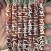 Ágata Dzi Estilo Tíbet Cuentas Sueltas Pulsera DIY Collar Accesorios para Joyería Cuentas Semi-Terminadas Venta al por Mayor