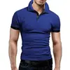 2024 Comercio electrónico transfronterizo europeo y americano verano hombres casual de negocios camiseta de manga corta tops moda popular polo