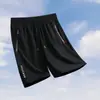 Pantalones Deportivos de Verano para Hombre de Seda de Hielo de Secado Rápido Transpirables de Cinco Puntos