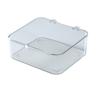 Caixa de Armazenamento de Cosméticos para Mesa de Maquiagem Acabamento de Mesa de Maquiagem Artigos de Higiene Pessoal Domésticos Caixa de Armazenamento de Máscaras Transparente de Grande Capacidade com Tampa