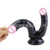 Lala cabeça dupla pênis produtos sexuais femininos em forma de V produtos gays dildo artificial material TPE de alta qualidade produto novo
