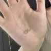Collar Pequeño de Plata de Ley S925 con Diamantes Completos para Mujer, Exquisito y Versátil, Cadena para Clavícula con Diamantes de Transferencia de Calidoscopio de Alta Gama