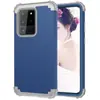 Aplicável à capa protetora de celular Samsung S20 de três peças em PC e silicone, capa traseira S20 Ultra, capa protetora à prova de choque e resistente a quedas