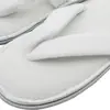 Pantuflas desechables de hotel suministros para habitación de casa de huéspedes chanclas de terciopelo cortado pantuflas gruesas antideslizantes de dedo