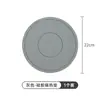 Porta-copos redondo de silicone espesso resistente a altas temperaturas, tapete redondo para micro-ondas, base de silicone, jogo americano, tapete isolante térmico, tapete anti-queimadura para caçarola
