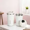 Taza de Café de Acero Inoxidable 304 Transfronteriza, Taza Termo de Alta Apariencia con Pantalla de Temperatura de Color Gradiente, Taza de Vacío Portátil para Exteriores