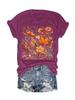 Amazon Europeia e Americana Verão Feminino Estampa de Padrão Gola Redonda Manga Curta Casual Moda Comércio Exterior Explosão Camiseta
