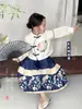 Novidades Primavera 2025 às 10h do dia 15Conjunto Hanfu Feminino Saia Traje Ma Mian Tang Infantil