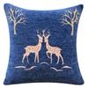 Fabricante de Textiles para el Hogar de Nantong Funda de Almohada de Chenilla Tamaño 45X45 Almohada para Coche Cama Mesita de Noche Bordado Creativo