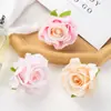 Flores Artificiales de Alta Defensa Estilo Europeo Flores de Rosa Simuladas Retro DIY Escenario de Boda Marcadores de Pasillo Ramo Atado a Mano Flores Decorativas