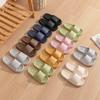 Pantuflas antideslizantes para mujer, novedad de 2024, para interiores y hogar, para baño, sandalias de EVA para hombre, verano.
