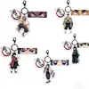 Cazador de demonios: Accesorios de Llavero Acrílico de Kimetsu No Yaiba con Tokito Muichiro, Tomioka Giyuu y Kochou Shinobu con Ojos Grabados con Láser