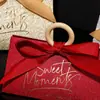 Cajas de Dulces Personalizadas Nuevas con Estampado Dorado para Compromiso y Boda, Cajas de Papel de Alta Calidad para Dulces, y Hermosas Cajas de Regalo