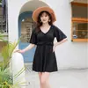 Maiô Plus Size Feminino Gordinho MM Emagrecedor Peça Única Estilo Saia 160 Jin Esconde Defeitos Levanta Seios com Bojos Roupa de Banho Conservadora Atacado