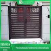 Estilo europeu liga de alumínio villa porta de segurança antirroubo esculpido porta de alumínio pátio comunidade porta de alumínio elétrico