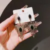 Pendientes geométricos de perlas con pasador de plata 925 para mujer, pendientes de botón de moda con flecos, pendientes colgantes de alta gama y elegantes, pendientes de estilo vintage, venta al por mayor