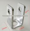 Guardrail em forma de U conector ângulo ferro em forma de U ajustável pé suporte conector ângulo código mobiliário software vapor Rod acessórios