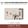 Nuevo Caja de Medidor Eléctrico de Loto Zen Chino Pintura Decorativa Restaurante Pintura a Tinta Caja de Distribución sin Perforaciones Bloqueo Empujar-Tirar Pintura Colgante