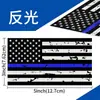 Comércio Exterior Amazon Bandeira Americana Adesivo Refletivo para Carro Caveira Impermeável Proteção Solar Vinil PVC Decalque para Carro