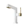 Torneira de Pia com Display Digital Retrátil Branco Leitoso Quente e Frio Totalmente em Cobre Multifuncional Cinza Grafite Torneira de Pia para Água Superior