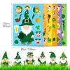 Gran Venta 6 Hojas/Paquete DIY St Transfronterizo. Stickers del Día de San Patricio Diadema Sombrero Irlandés Festival Stickers de Rompecabezas 3
