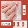 Fábrica Zhengxiang Personalizado OEM Película para Esmalte de Uñas Pegatinas Navideñas para Uñas Pegatinas Navideñas de Copo de Nieve Árbol de Navidad Transfronterizas Europeas y Americanas ODM