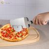 Cortador de pizza três em um de aço inoxidável 430 roda de pizza multifuncional com clipe de vedação cortador de panqueca cortador de pizza