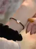 Joyería de Venta Caliente Transfronteriza Europea y Americana Estilo Playa Verano Diseño de Nicho Concha Espinela Negra Pulsera de Madreperla para Mujer
