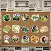 50 pegatinas originales de dibujos animados de gatos y plantas para decorar guitarras, cuadernos, equipaje, manualidades, impermeables, al por mayor