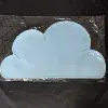 Mantel individual de silicona con forma de nube para niños, impermeable, antideslizante, a prueba de fugas, aislante térmico