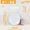 Plato de melamina de línea amarilla fábrica mayoreo personalizado hotel comercial A5 imitación porcelana vajilla plato de hueso redondo plato de alta gama