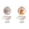 Tazón de Arroz de Color Bajo Esmalte Co-Branded de Tom y Jerry Dibujos Animados Lindo Cerámica Seguro para el Hogar y Resistente a Altas Temperaturas Vajilla para Niños