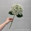 Hortensia hidratante de tacto real, decoración de boda, exhibición floral suave para hotel, decoración de mesa de sala de estar, fotografía de flores falsas