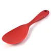 Cuchara de Arroz de Silicona de Fábrica Olla Arrocera Eléctrica Sartén Antiadherente Adecuada para Cuchara de Arroz Silicona Resistente a Altas Temperaturas Cuchara de Arroz Vajilla Cuchara de Arroz