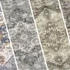 Tapete Persa Retrô Estilo Americano Transfronteiriço, Sala de Estar, Quarto, Tapete de Cabeceira, Tapete Completo, Manta de Sofá Imitação de Caxemira, Feito Sob Medida