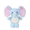 Juguete para Perros Elefante de Orejas Grandes Transfronterizo, Gadget Resistente a Mordidas para Aliviar el Aburrimiento, Peluche con Sonido de Molienda de Dientes para Perros Teddy y Corgi, Suministros para Mascotas