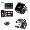 Nueva caja CarPlay inalámbrica de luz colorida Adaptador inalámbrico Android Auto Conectividad para automóvil Dos en uno