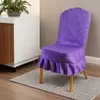 Funda de Silla para Banquete de Boda al por Mayor Funda Universal para Silla de Hotel Cubierta para Silla de Restaurante Establecimiento de Catering Funda Protectora para Asiento