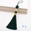 Marcador de página tejido a mano borla borla horquilla colgante borla vintage tamaño pequeño borla colgante nudo chino tienda de fábrica