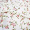 Tela de Algodón con Estampado Floral Pastoral Manta para Bebé Ropa Funda de Colcha Hoja de Cama Dibujos Animados Hecho a Mano Tela de Sarga de Algodón Puro