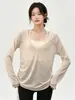 Conjunto de Traje de Yoga para Mujer Nuevo Holgado Secado Rápido Deporte para Correr Manga Larga Cubierta Ropa de Entrenamiento de Pilates Fitness Top