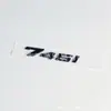Adequado para 23 novos adesivos de carro para BMW Série 7 cilindrada 735i740i750i760i adesivos digitais