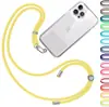 Cordão de Celular Ajustável Alça de Pescoço Universal Multifuncional Adesivo Traseiro Clipe de Alça de Celular Clipe de PVC